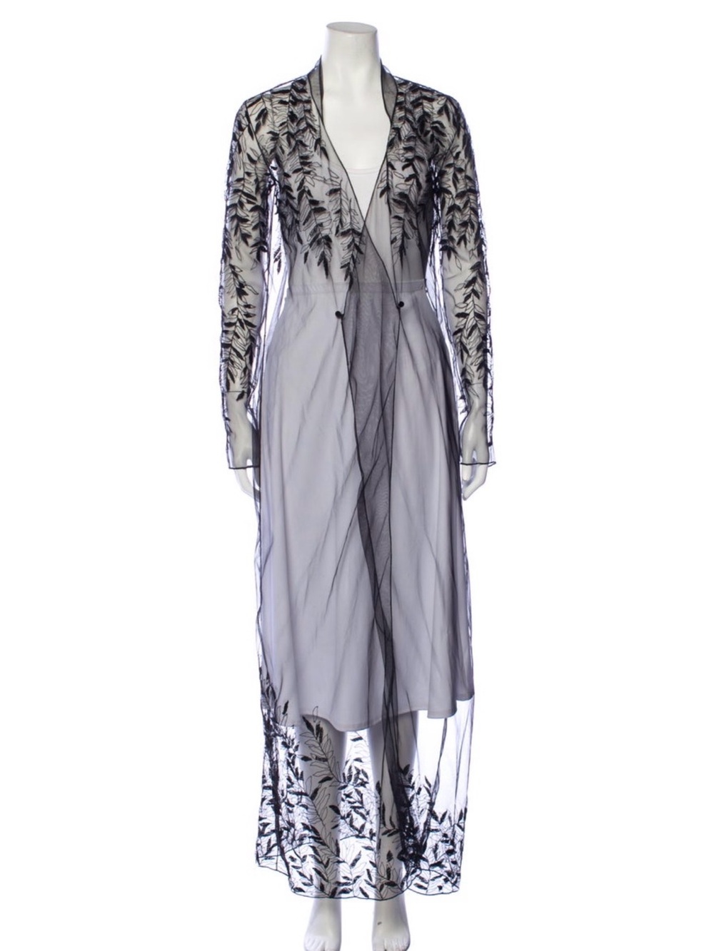 Attico Embroidered Sheer Jacket